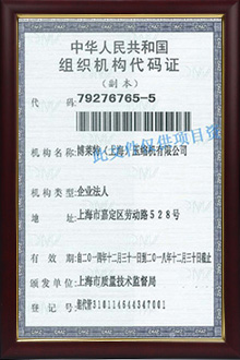 組織機(jī)構(gòu)代碼證 組織機(jī)構(gòu)代碼證